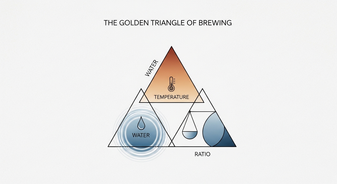آب، دما و نسبت؛ مثلث طلایی دمآوری